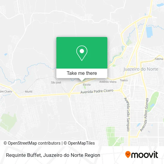 Requinte Buffet map