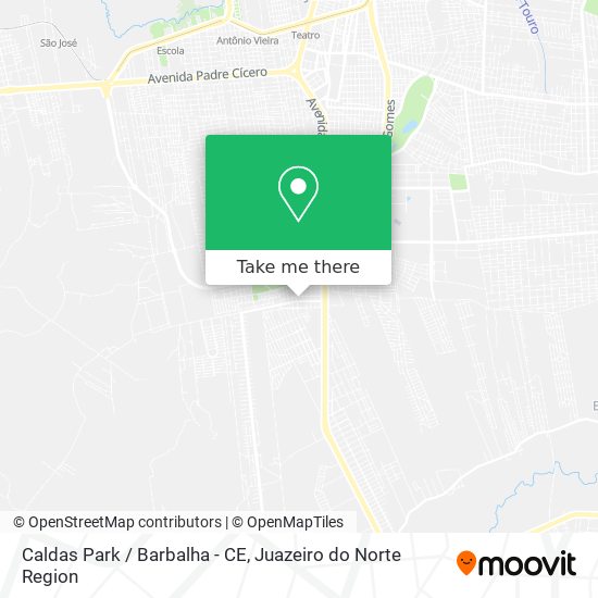 Caldas Park / Barbalha - CE map