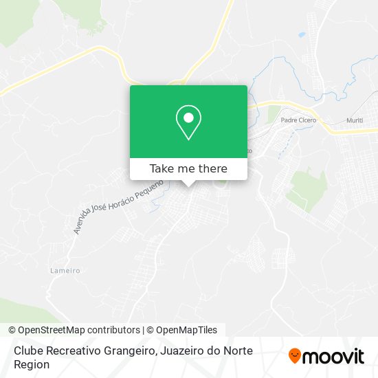Mapa Clube Recreativo Grangeiro