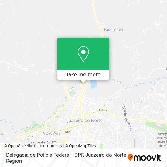 Mapa Delegacia de Polícia Federal - DPF