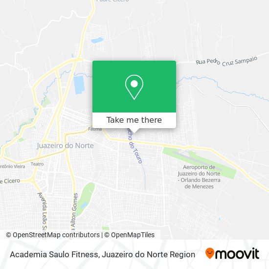 Mapa Academia Saulo Fitness