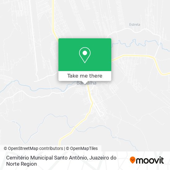 Mapa Cemitério Municipal Santo Antônio