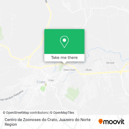 Centro de Zoonoses do Crato map