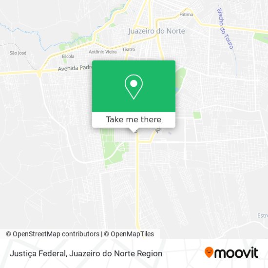 Justiça Federal map