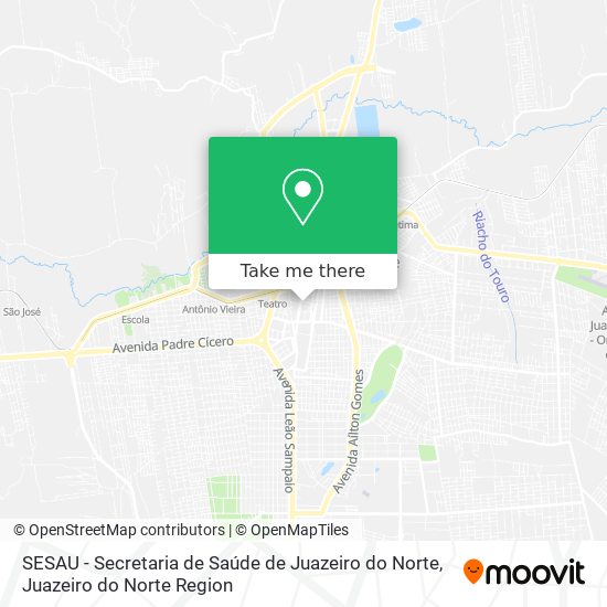 SESAU - Secretaria de Saúde de Juazeiro do Norte map