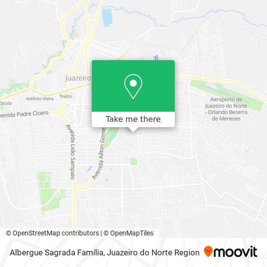 Mapa Albergue Sagrada Família