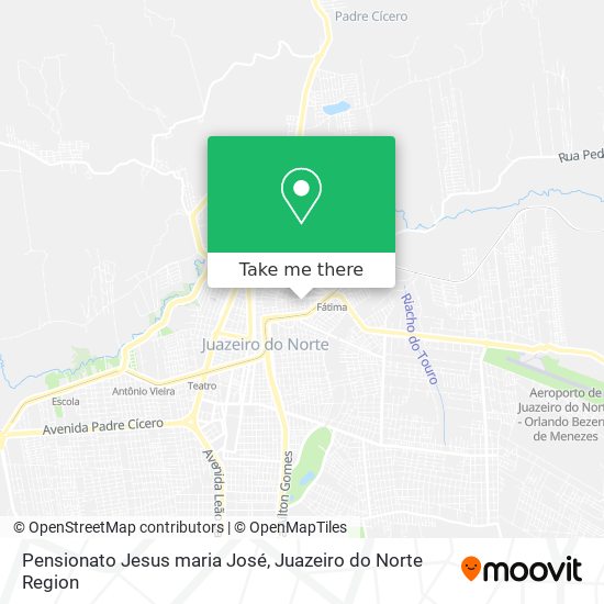 Mapa Pensionato Jesus maria José