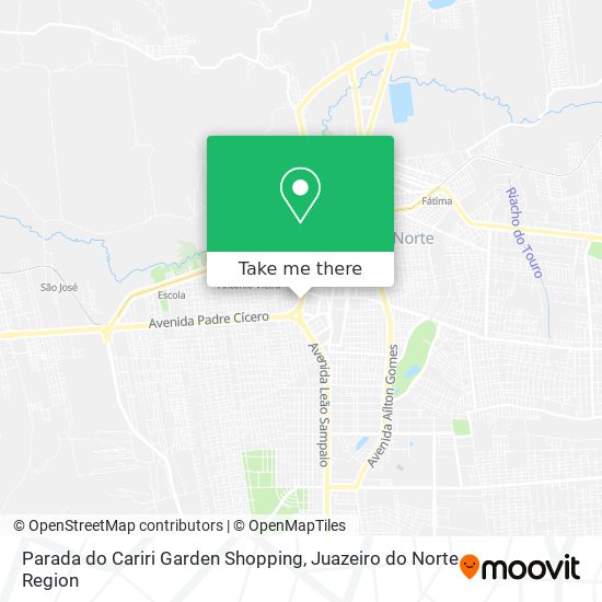 Parada do Cariri Garden Shopping map