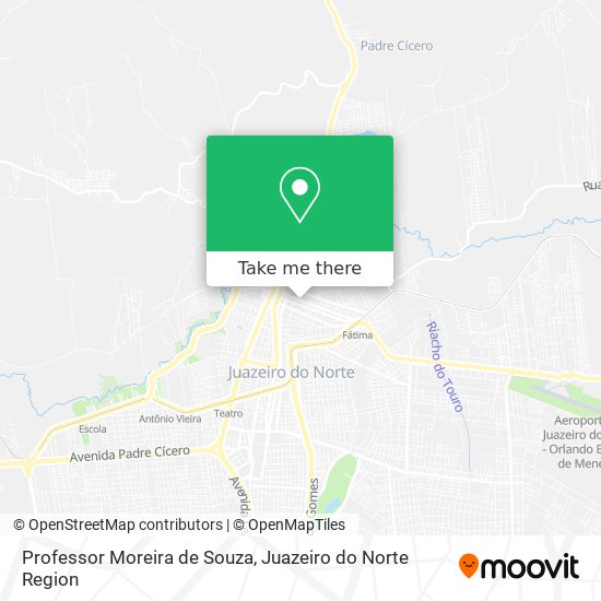 Mapa Professor Moreira de Souza