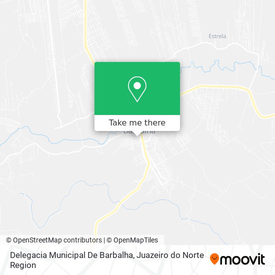 Mapa Delegacia Municipal De Barbalha