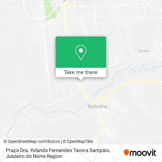 Mapa Praça Dra. Yolanda Fernandes Tavora Sampaio