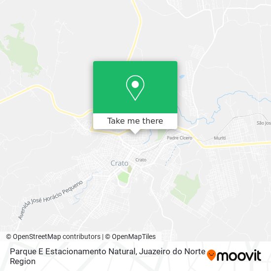 Parque E Estacionamento Natural map