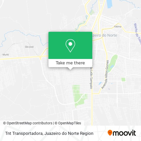 Tnt Transportadora map