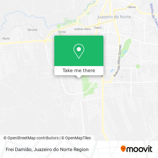 Mapa Frei Damião