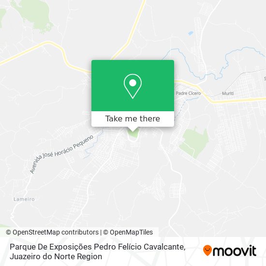 Mapa Parque De Exposições Pedro Felício Cavalcante