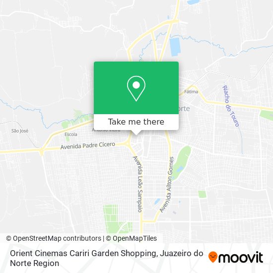 Orient Cinemas Cariri Garden Shopping map