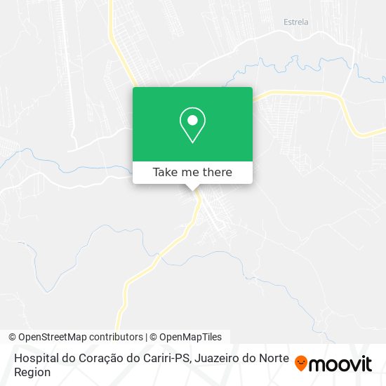 Hospital do Coração do Cariri-PS map