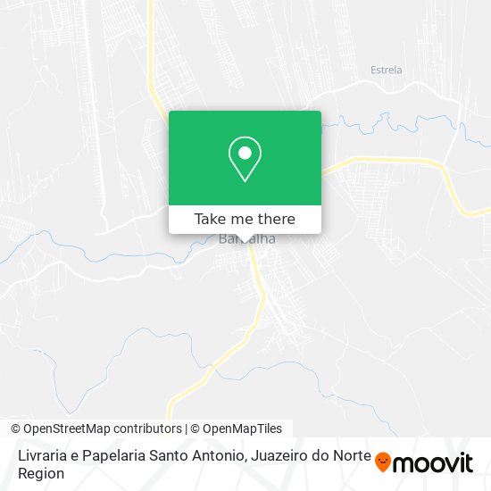 Mapa Livraria e Papelaria Santo Antonio