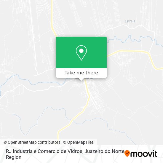 Mapa RJ Industria e Comercio de Vidros