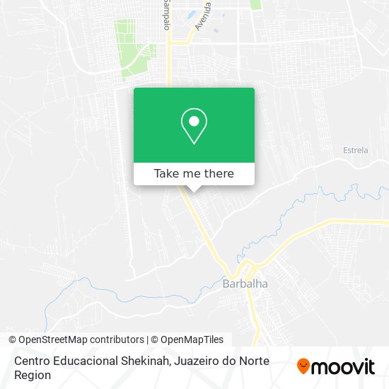 Mapa Centro Educacional Shekinah