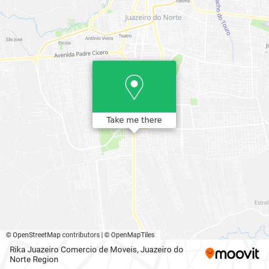 Mapa Rika Juazeiro Comercio de Moveis