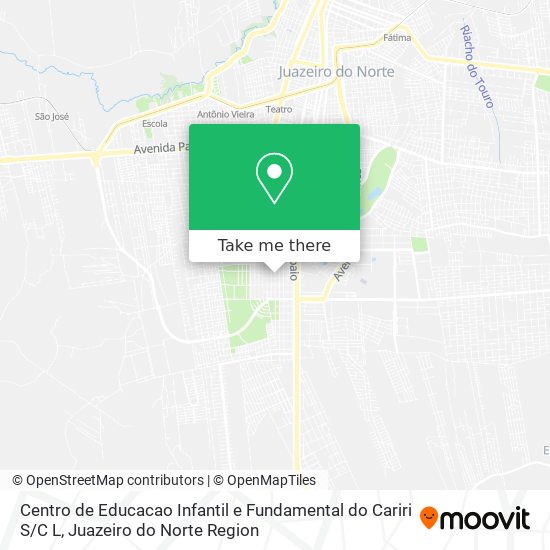 Centro de Educacao Infantil e Fundamental do Cariri S / C L map