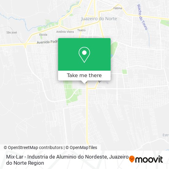 Mapa Mix-Lar - Industria de Aluminio do Nordeste