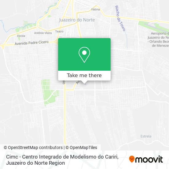 Mapa Cimc - Centro Integrado de Modelismo do Cariri