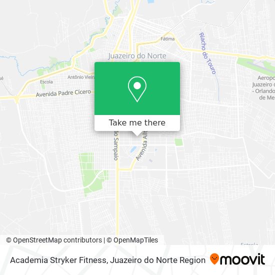 Mapa Academia Stryker Fitness