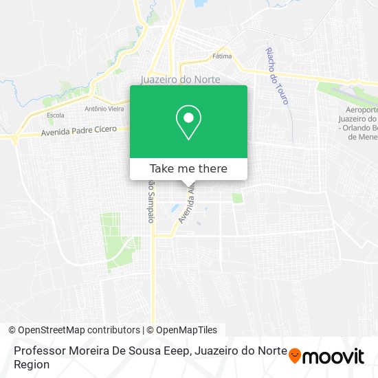 Professor Moreira De Sousa Eeep map