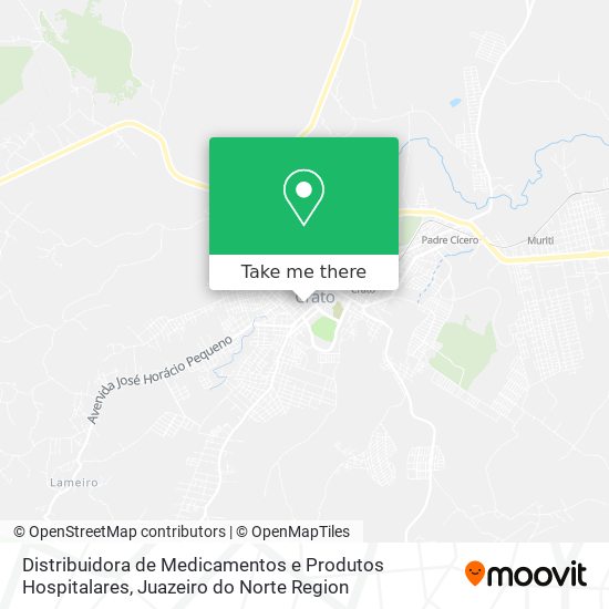 Distribuidora de Medicamentos e Produtos Hospitalares map