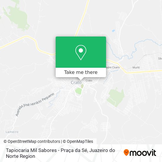 Tapiocaria Mil Sabores - Praça da Sé map