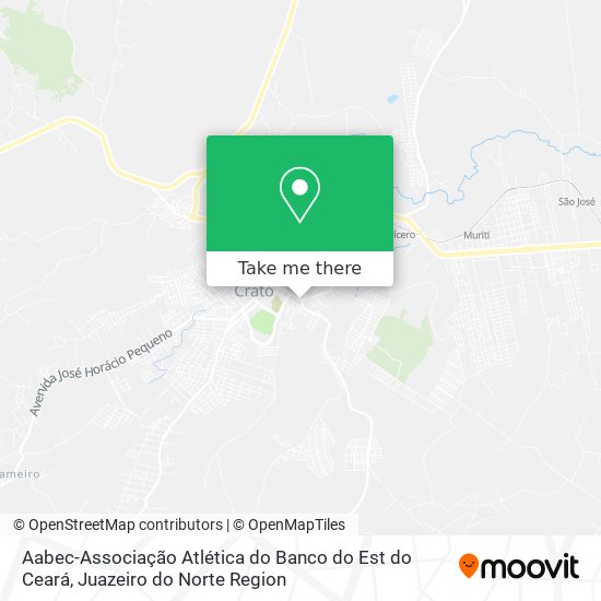 Mapa Aabec-Associação Atlética do Banco do Est do Ceará