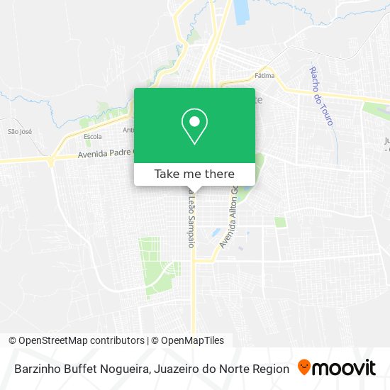 Barzinho Buffet Nogueira map