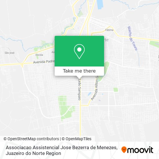 Associacao Assistencial Jose Bezerra de Menezes map