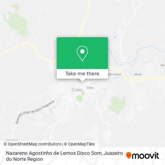 Nazareno Agostinho de Lemos Disco Som map