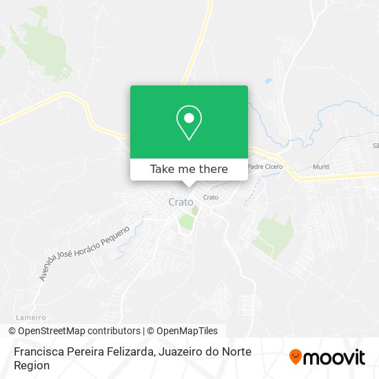 Francisca Pereira Felizarda map