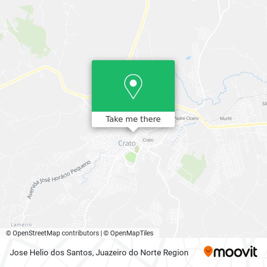 Jose Helio dos Santos map
