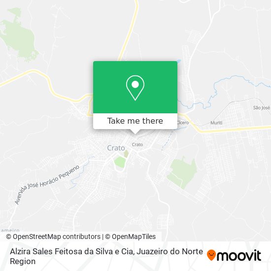 Mapa Alzira Sales Feitosa da Silva e Cia