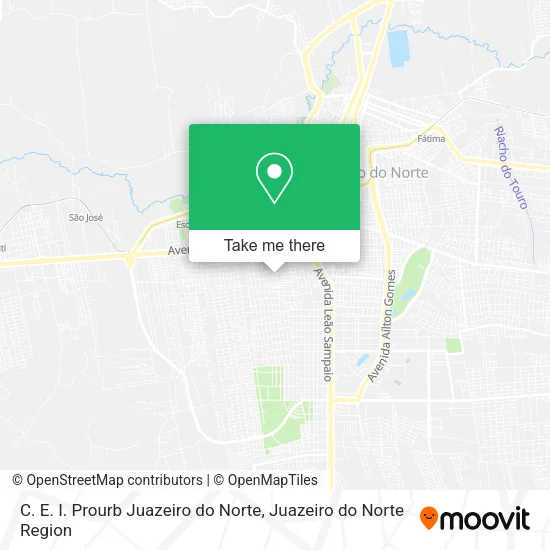 C. E. I. Prourb Juazeiro do Norte map