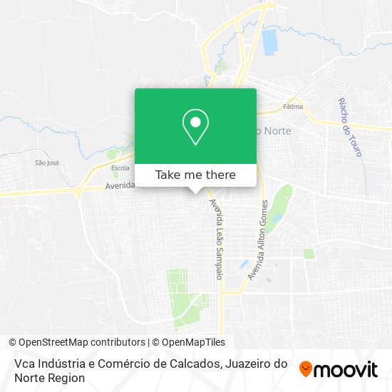 Vca Indústria e Comércio de Calcados map