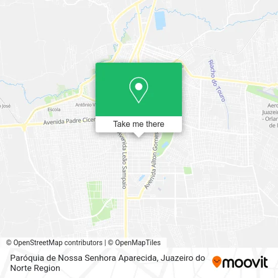 Paróquia de Nossa Senhora Aparecida map