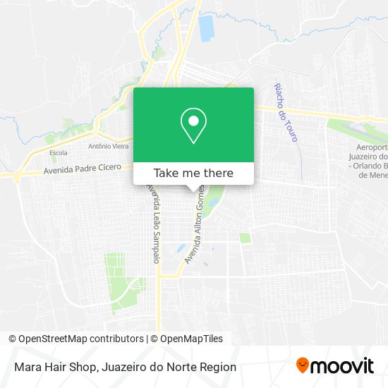 Mapa Mara Hair Shop