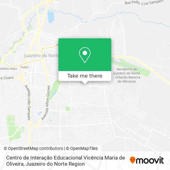 Centro de Interação Educacional Vicência Maria de Oliveira map