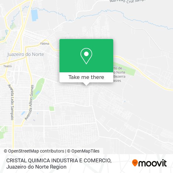 CRISTAL QUIMICA INDUSTRIA E COMERCIO map