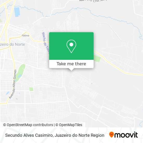 Mapa Secundo Alves Casimiro