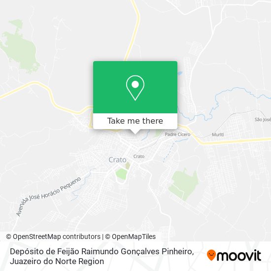 Mapa Depósito de Feijão Raimundo Gonçalves Pinheiro