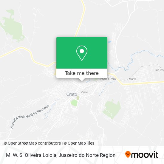 M. W. S. Oliveira Loiola map