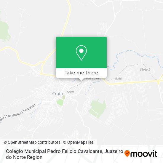 Colegio Municipal Pedro Felicio Cavalcante map