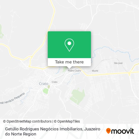 Getúlio Rodrigues Negócios Imobiliarios map